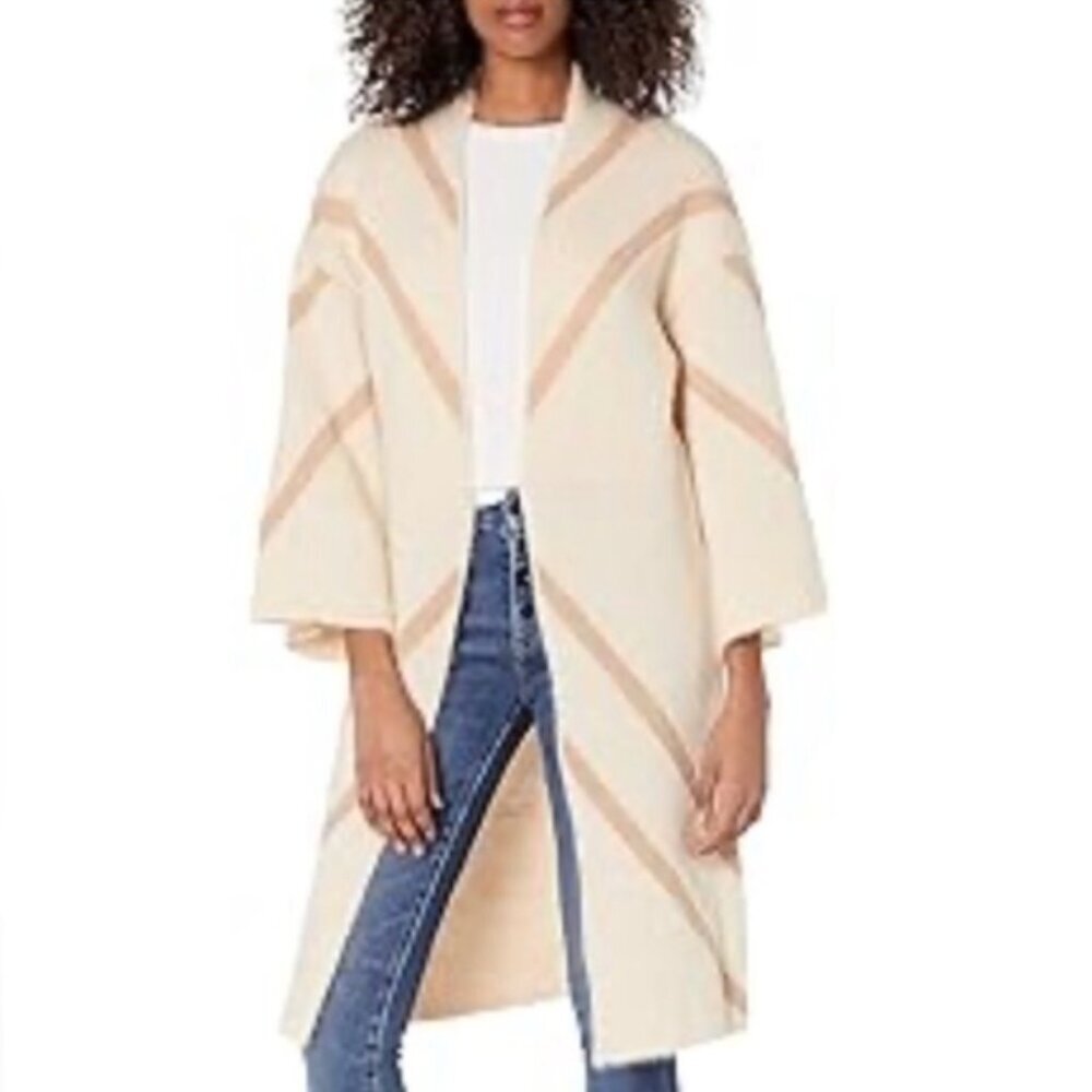 Steve Madden Long Cardigan Duster Sweater, One Size